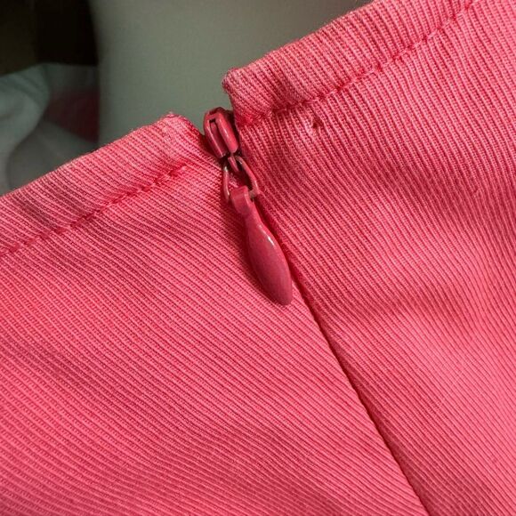 Milly Colorblock Belted Notch Neck Mini Sheath Dress - Picture 9 of 12